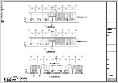 某食品公司钢结构厂房结构设计图纸