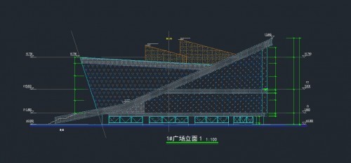 沈阳义鑫设计圆形钢结构建筑结构广场设计工程展示图