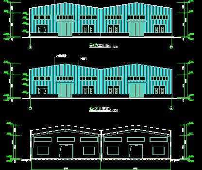 厂房钢结构工程施工设计图