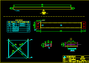 某机械公司钢结构工程CAD施工设计图
